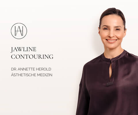 Jawline unterspritzen - Dr. Annette Herold in Düsseldorf 